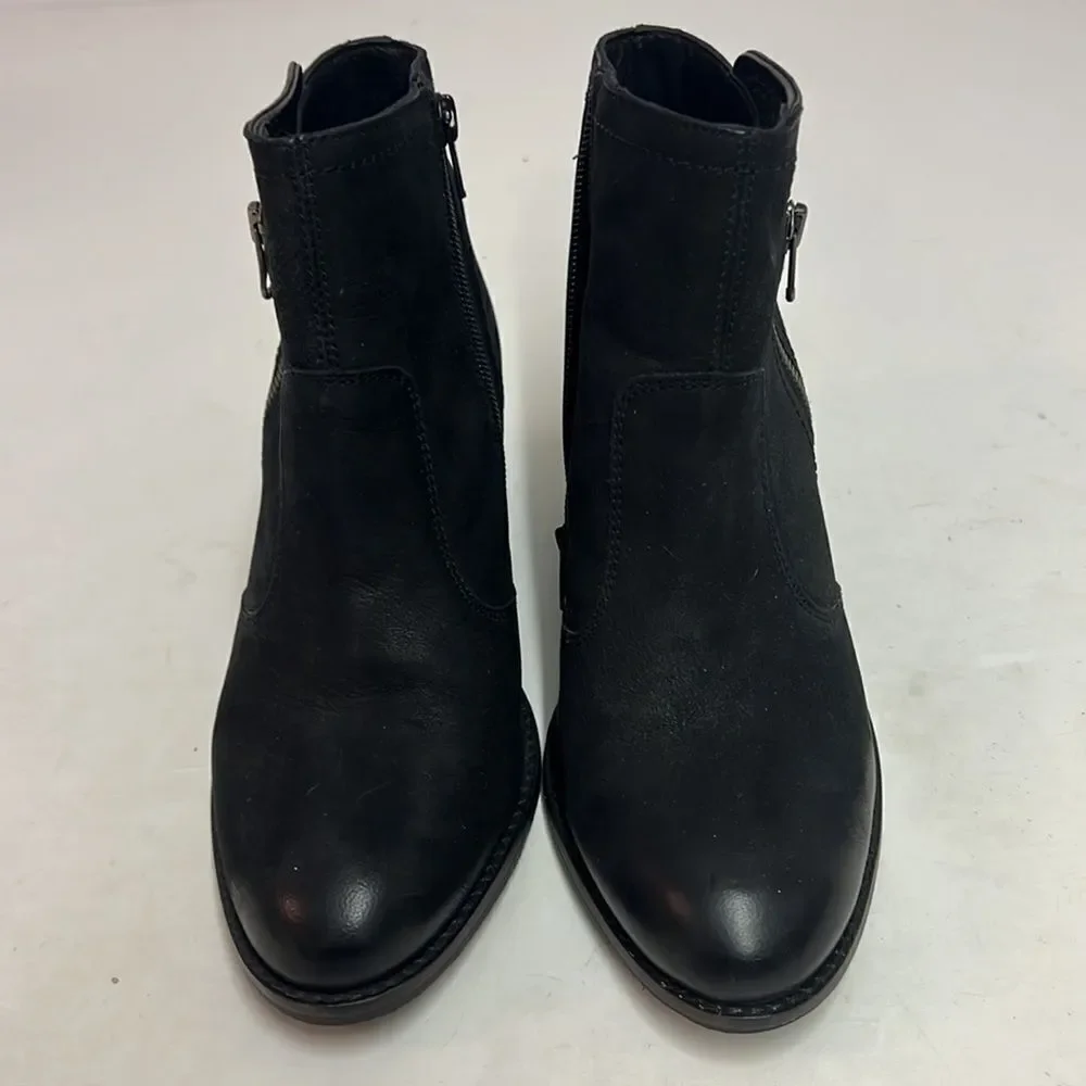 Earth Ralston Leather Bootie Size 8 A5‎